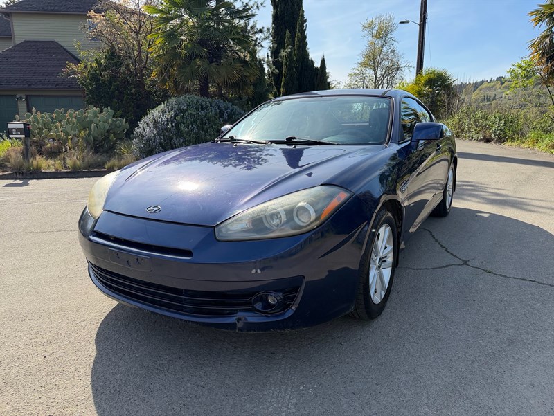 Regatta Blue 2007 Hyundai Tiburon GS Coupe FWD Coupe 5-Speed Manual